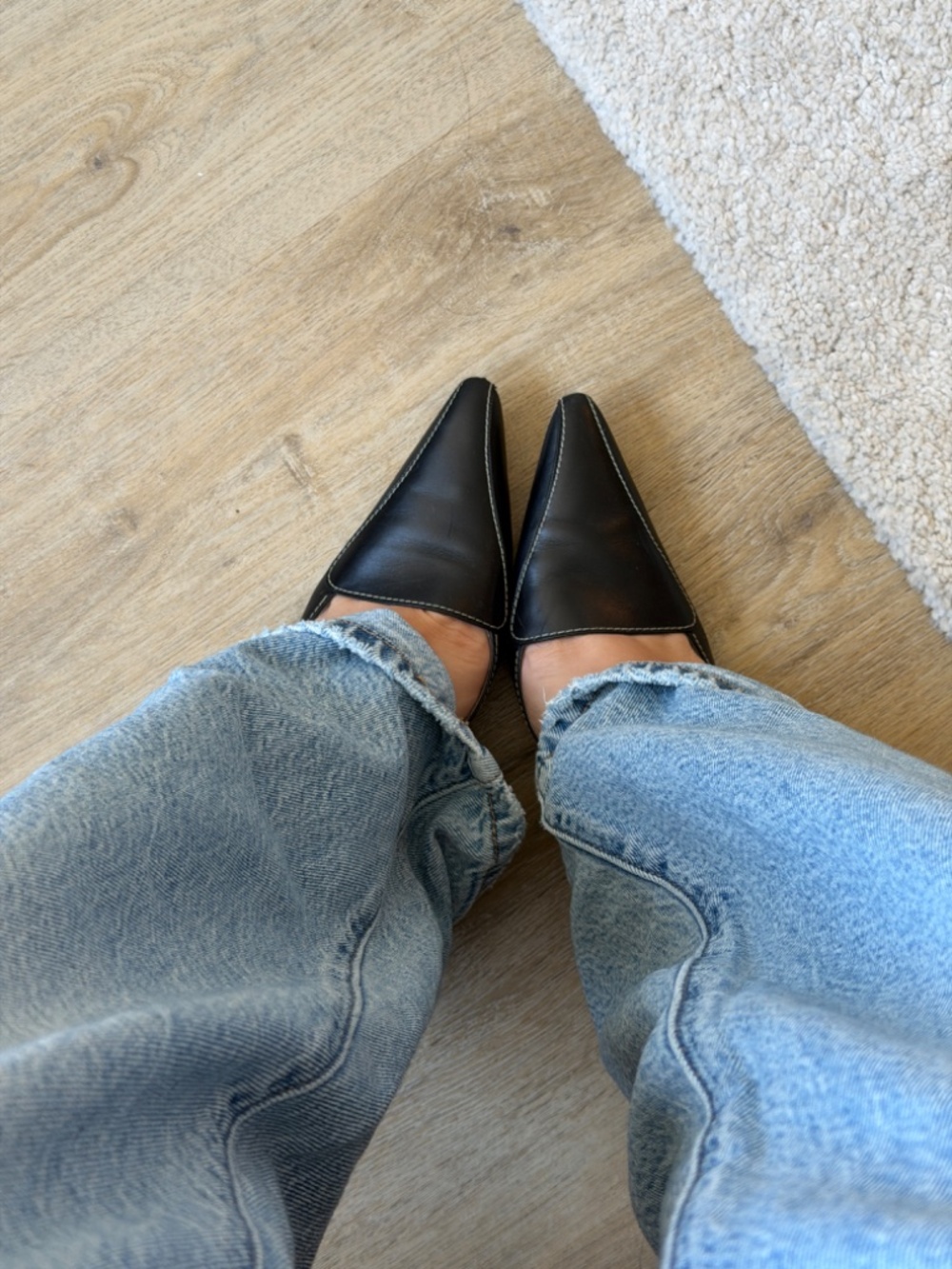 Manolo Blahnik Vintage black leather mules, IT 38.5 - Picture 4 of 12